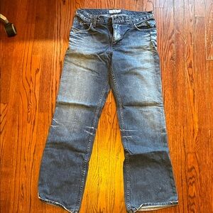 Armani Exchange Women's Straight Leg Blue Jeans